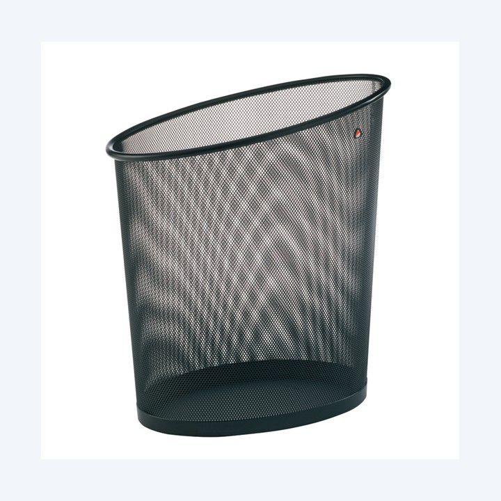 Cestino gettacarte Mesh 18 L rete metallica nero Alba | Ecotempo