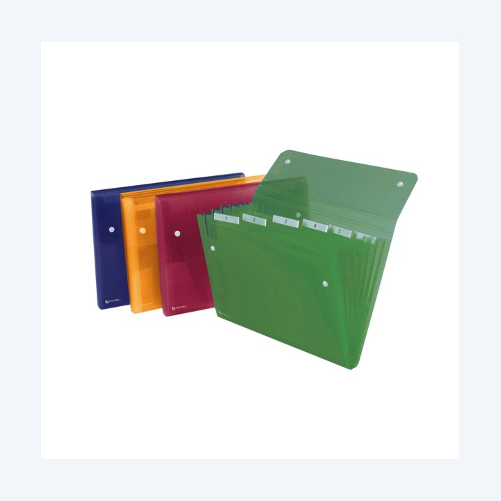 Portadocumenti a soffietto Ice 6 tasche — 62057 | Ecotempo