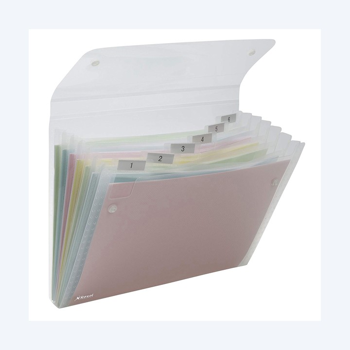 Portadocumenti a soffietto Ice 6 tasche — 62058 | Ecotempo
