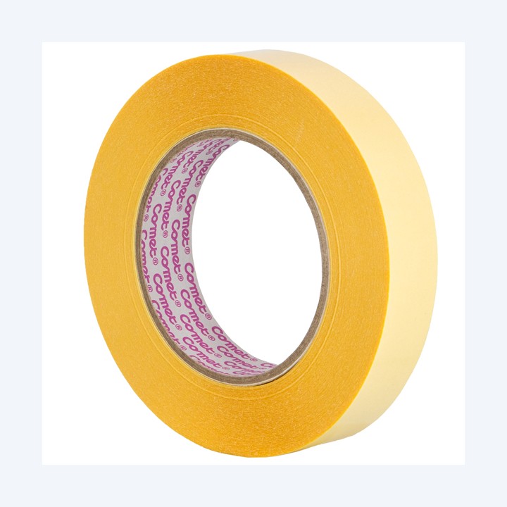 Nastro biadesivo 25 mm x 50 m PP trasparente Comet | Ecotempo