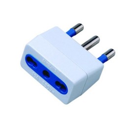 Adattatore semplice con spina 2P+T 16A — 62608 | Ecotempo