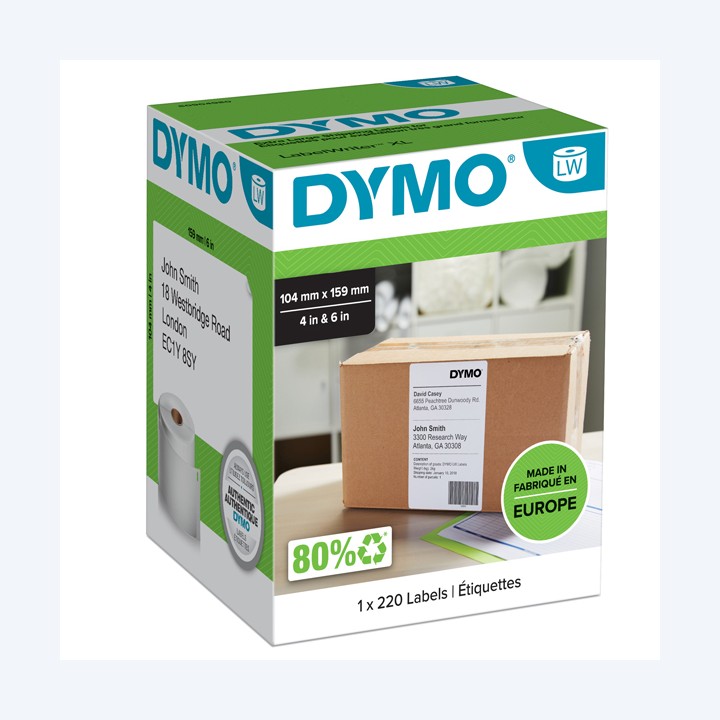Rotolo 220 etichette LW S0904980 104 x — 63293 | Ecotempo