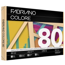 Carta Fabriano Colore A3 80 gr colori — 64226 | Ecotempo