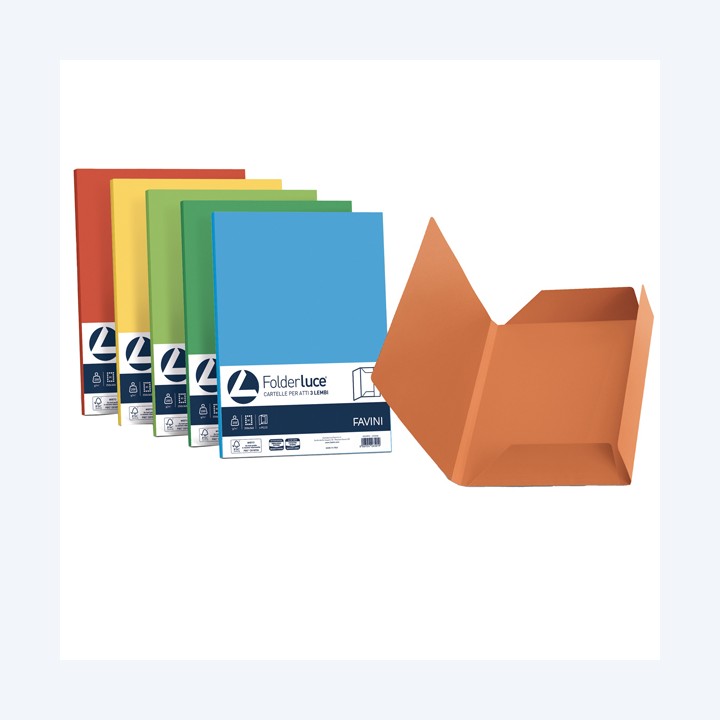 Cartellina 3 lembi Luce 200 gr A4 — 64428 | Ecotempo