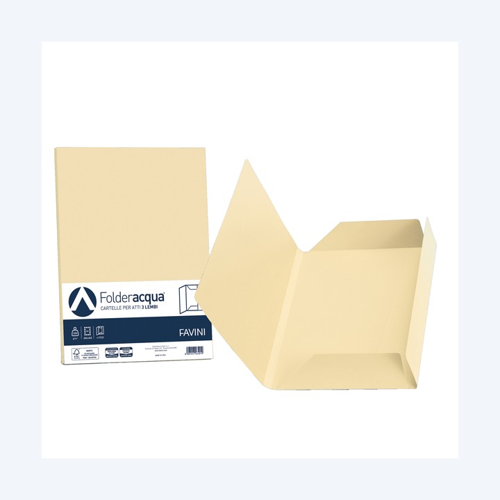 Cartellina 3 lembi Acqua 200 gr A4 — 64429 | Ecotempo