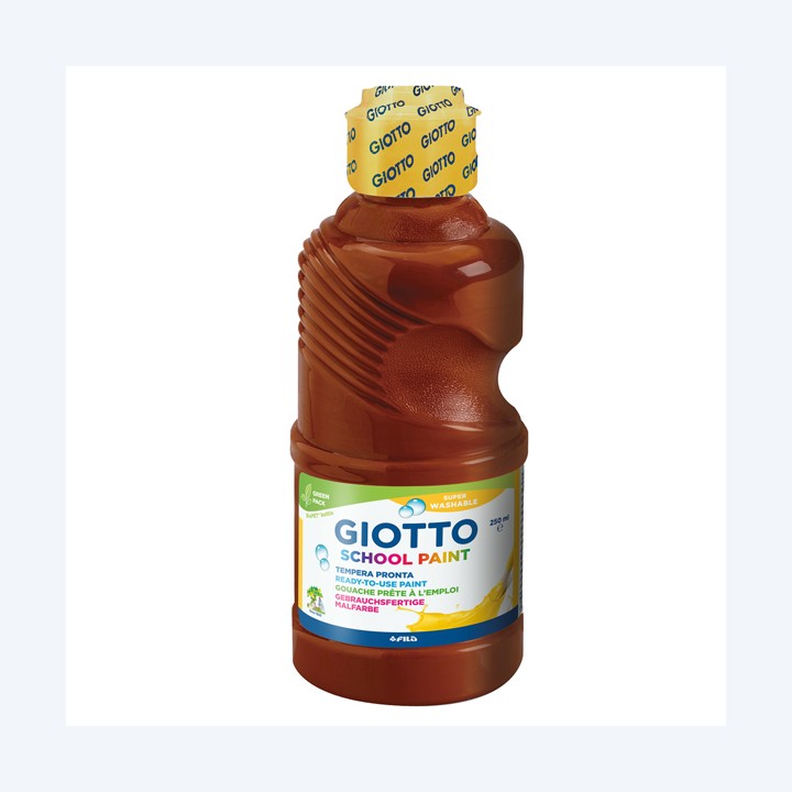 Tempera pronta 250ml marrone Giotto | Ecotempo