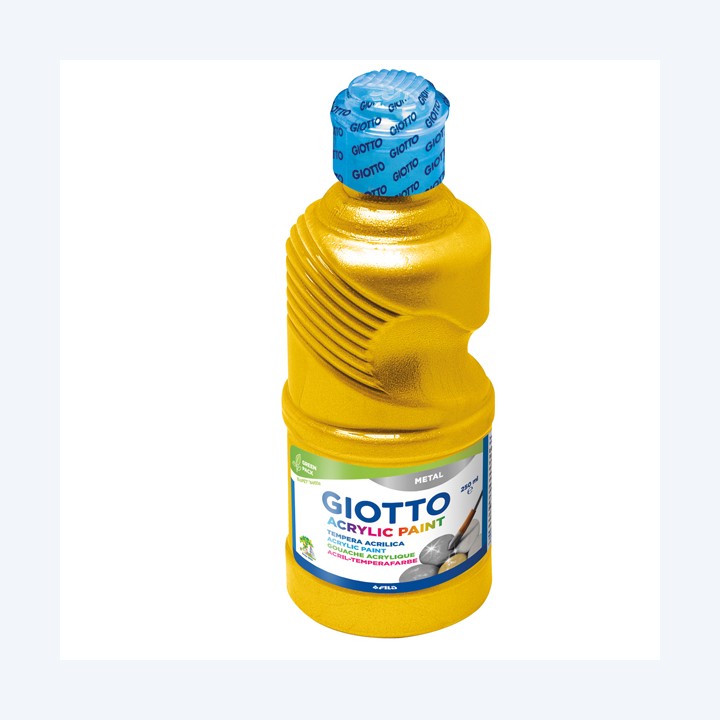Tempera pronta acrilica 250ml oro Giotto | Ecotempo
