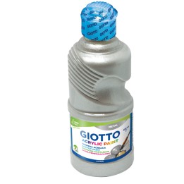 Tempera pronta acrilica 250ml argento Giotto | Ecotempo