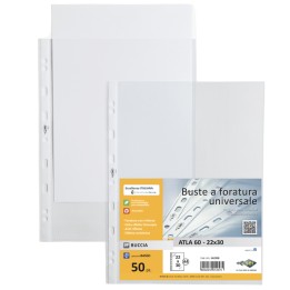 Buste forate Atla leggera buccia 22 x — 64508 | Ecotempo