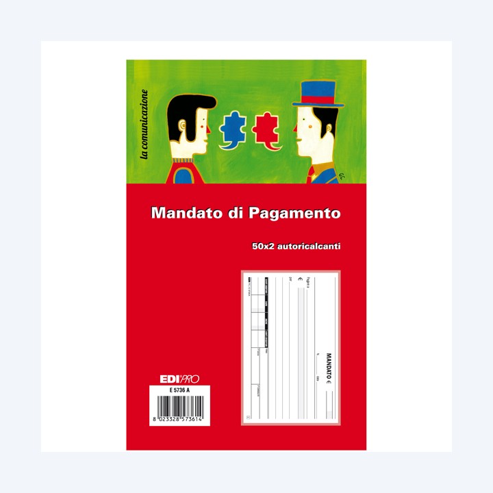 Blocco mandato di pagamento E5736A 9,9 — 65605 | Ecotempo