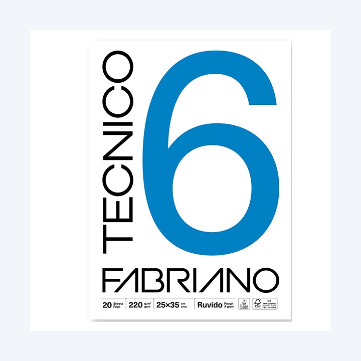 Blocco Tecnico 6 25 x 35 cm 20 fogli — 65612 | Ecotempo