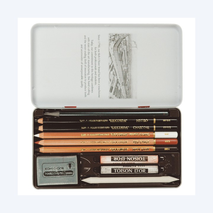 Art set College astuccio in metallo KOH.I.NOOR | Ecotempo