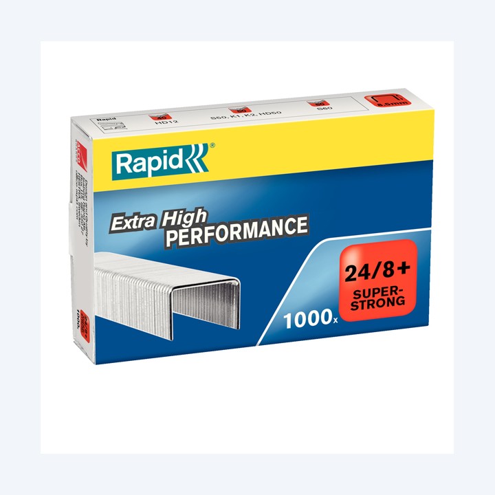 Punti Rapid Super Strong 24/8+ metallo — 66196 | Ecotempo