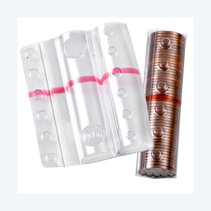 Blister portamonete 5 cent fascia rossa — 66440 | Ecotempo