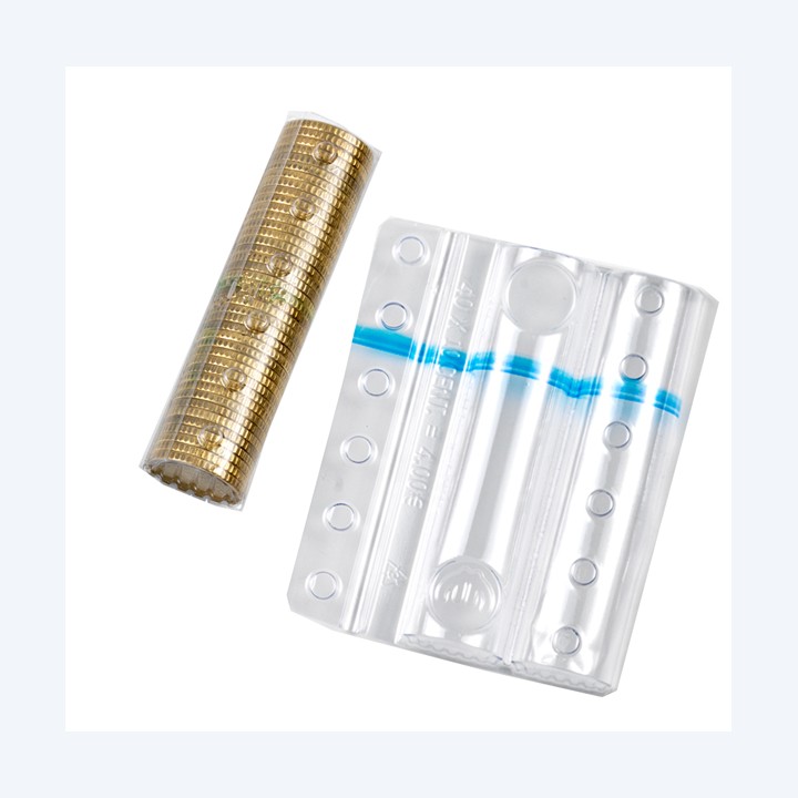 Blister portamonete 10 cent fascia blu — 66441 | Ecotempo