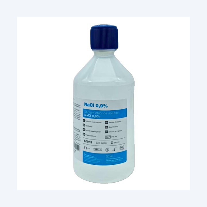 Soluzione salina sterile cloruro di sodio 500 ml PVS | Ecotempo