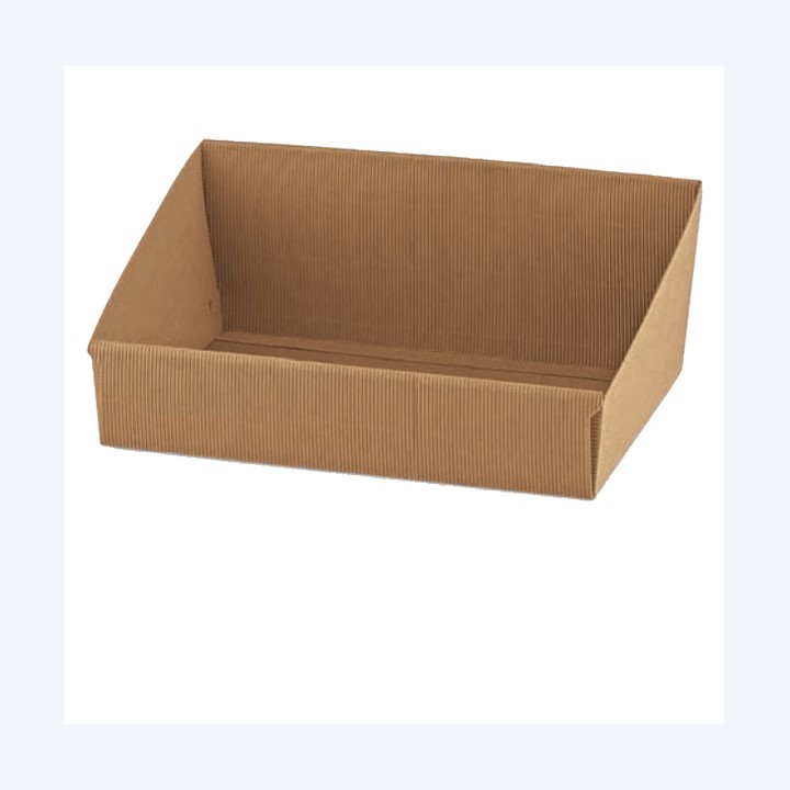 Vassoio in cartone Onda avana 31 x 24 x 10,5cm Scotton | Ecotempo