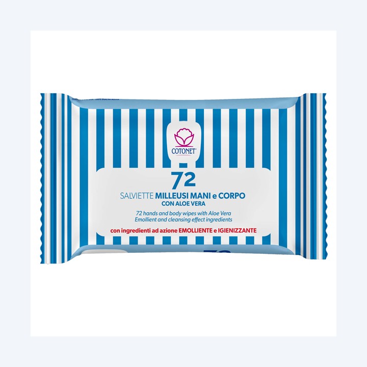 Salviette profumate Cotonet Aloe — 67407 | Ecotempo