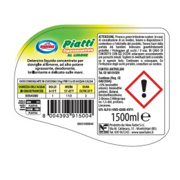 Detersivo per piatti limone 1500 ml Amacasa | Ecotempo