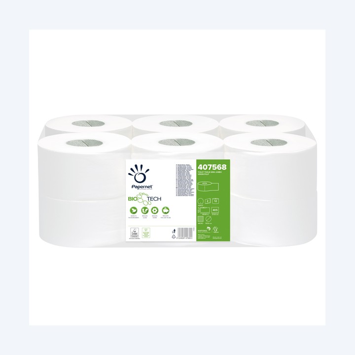 Carta igienica Mini Jumbo Bio Tech — 67490 | Ecotempo