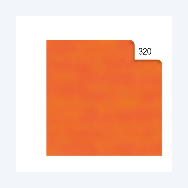 Carta velina 50 x 70 cm 20 gr arancio — 67646 | Ecotempo