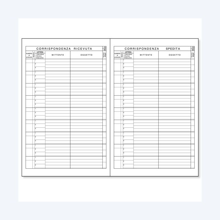 Registro protocollo lettere — 67687 | Ecotempo