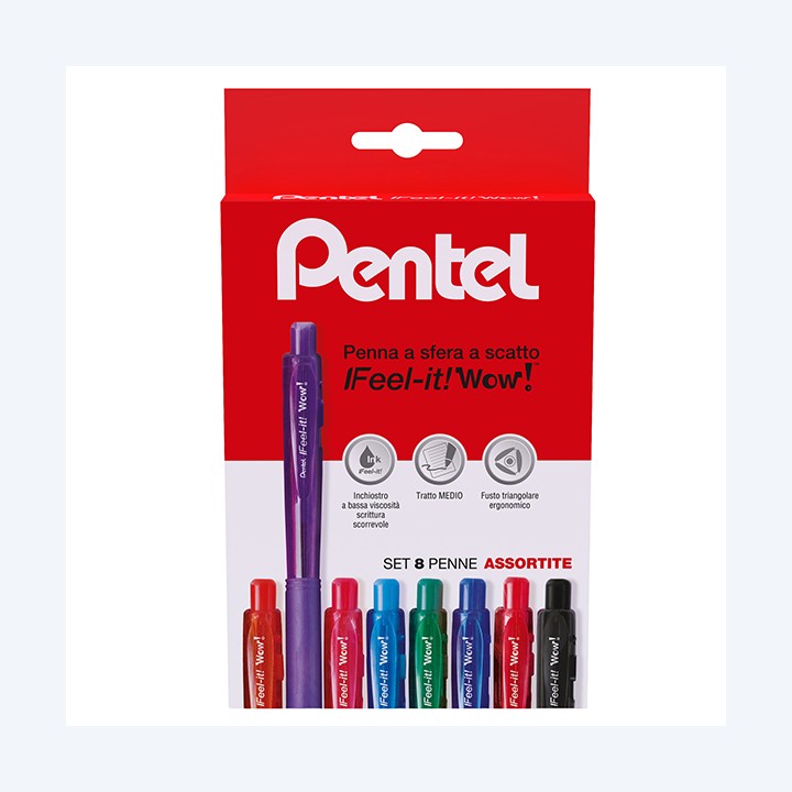 Penna a sfera a scatto Feel It Wow! — 68116 | Ecotempo