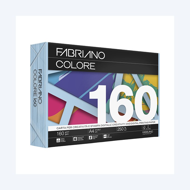 Carta Fabriano Colore A4 160 gr colori — 68431 | Ecotempo