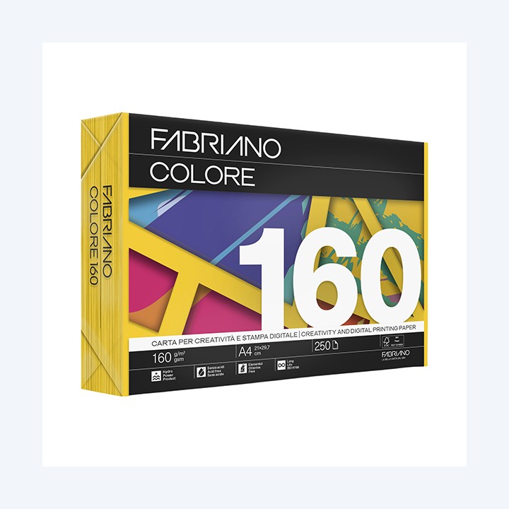 Carta Fabriano Colore A4 160 gr colori — 68436 | Ecotempo