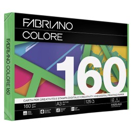 Carta Fabriano Colore A3 160 gr colori — 68437 | Ecotempo