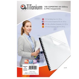 Copertine rilegatura A4 250 micron PVC — 68466 | Ecotempo