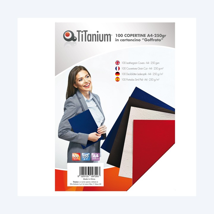 Copertine rilegatura A4 250 gr — 68473 | Ecotempo