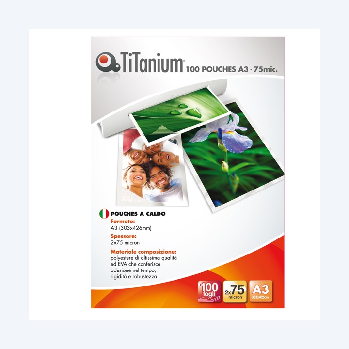 Pouches A3 303x426 mm 2x75 micron — 68532 | Ecotempo