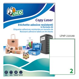 Etichette adesive LP4P in poliestere — 68739 | Ecotempo