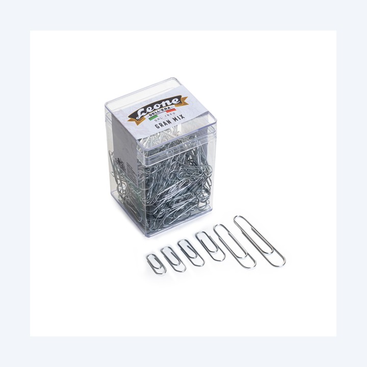 LEONE DELL'ERA Fermagli zincati 125 gr — 68846 | Ecotempo