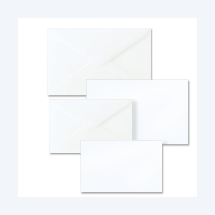 Scatola 100 biglietti + 100 buste — 68896 | Ecotempo