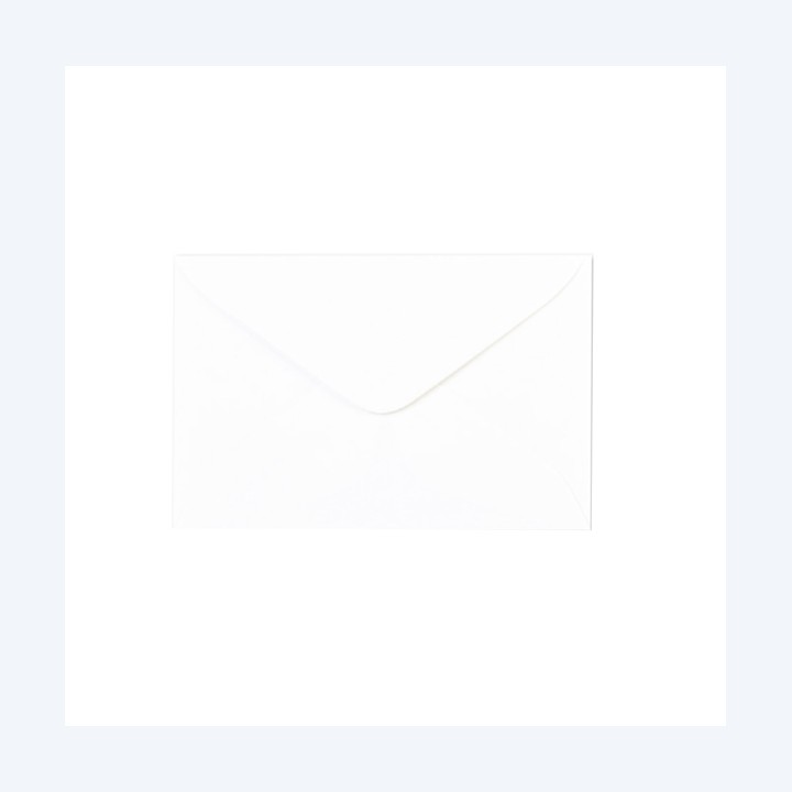 Scatola 100 buste bianche Bristol 7,5 x — 68905 | Ecotempo