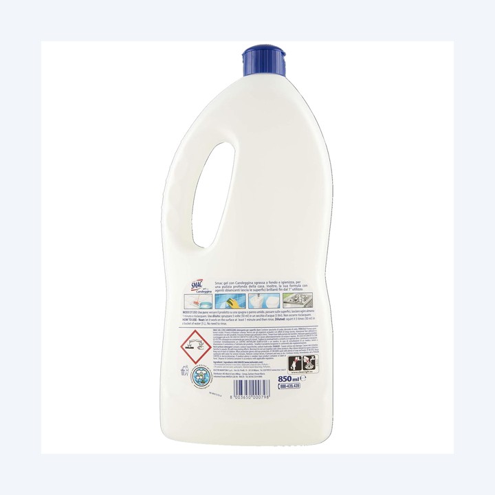 Gel con candeggina 850 ml Smac | Ecotempo