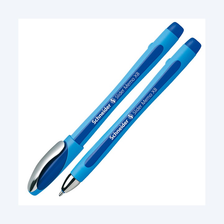 Penna a sfera Slider Memo punta XB blu Schneider | Ecotempo