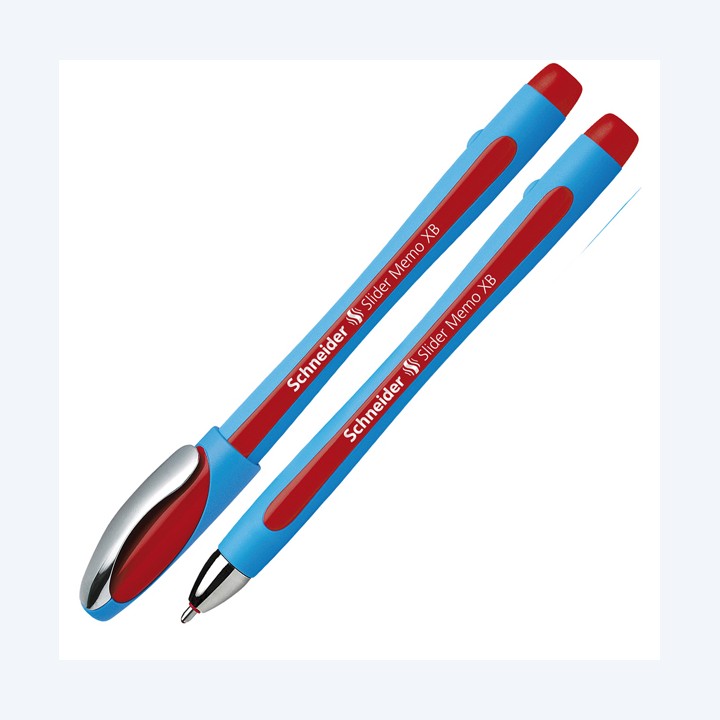 Penna a sfera Slider Memo punta XB rosso Schneider | Ecotempo