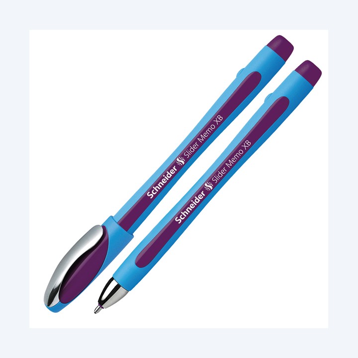 Penna a sfera Slider Memo punta XB viola Schneider | Ecotempo