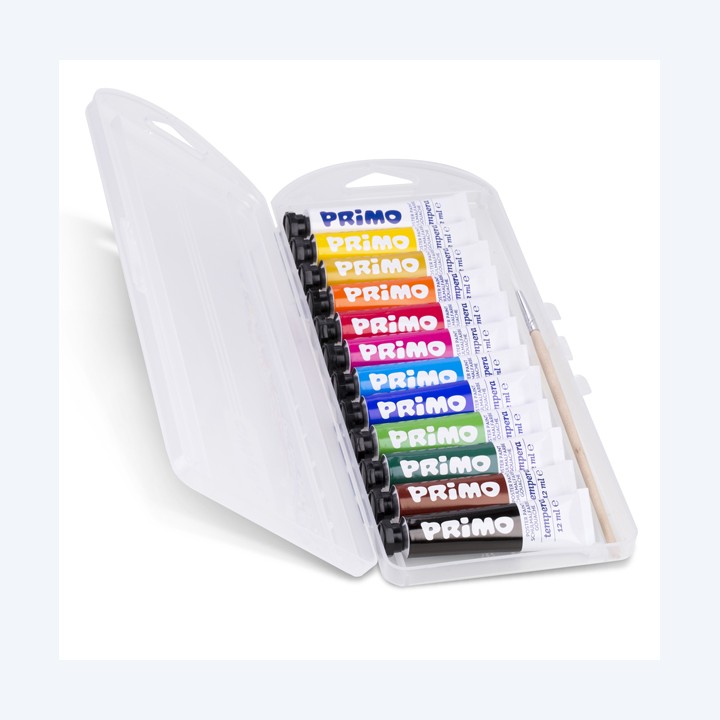 Tubi tempera 12 ml colori assortiti — 71123 | Ecotempo
