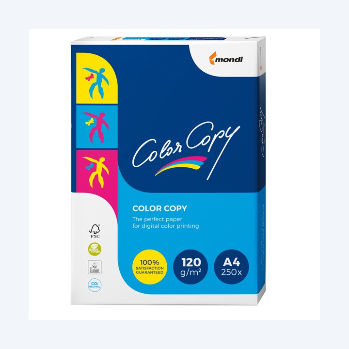 Carta Color Copy A4 120 gr bianco Mondi conf. 250 fogli | Ecotempo