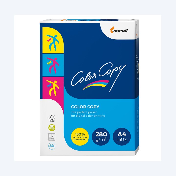 Carta Color Copy A4 280 gr bianco Mondi conf. 150 fogli | Ecotempo