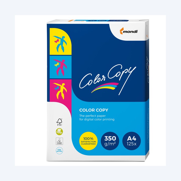 Carta Color Copy A4 350 gr bianco Mondi conf. 125 fogli | Ecotempo