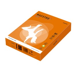 Carta Maestro Color A4 80 gr arancio — 71506 | Ecotempo