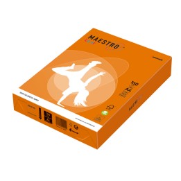 Carta Maestro Color A4 160 gr arancio — 71512 | Ecotempo