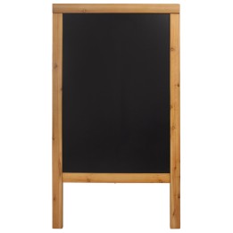 Lavagna Sandwich cavalletto Teak 69 x 125 cm Securit | Ecotempo
