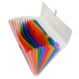 Classificatore Crystal 13 tasche PP 33x25 cm Exacompta | Ecotempo