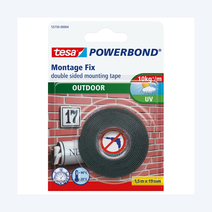 Nastro biadesivo Powerbond 19 mm x 1,5 — 71960 | Ecotempo